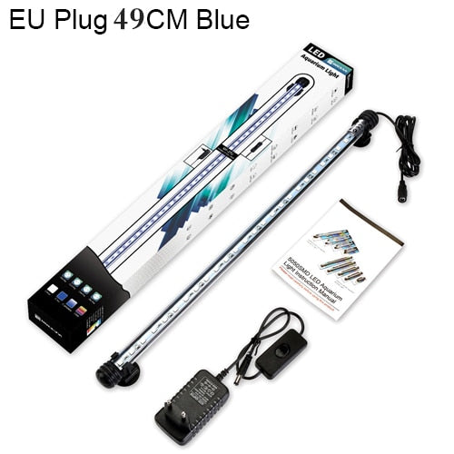 Waterproof LED Aquarium Lights Fish Tank Light Bar Blue/White - foxberryparkproducts