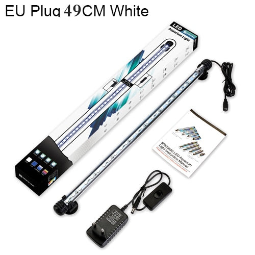 Waterproof LED Aquarium Lights Fish Tank Light Bar Blue/White - foxberryparkproducts