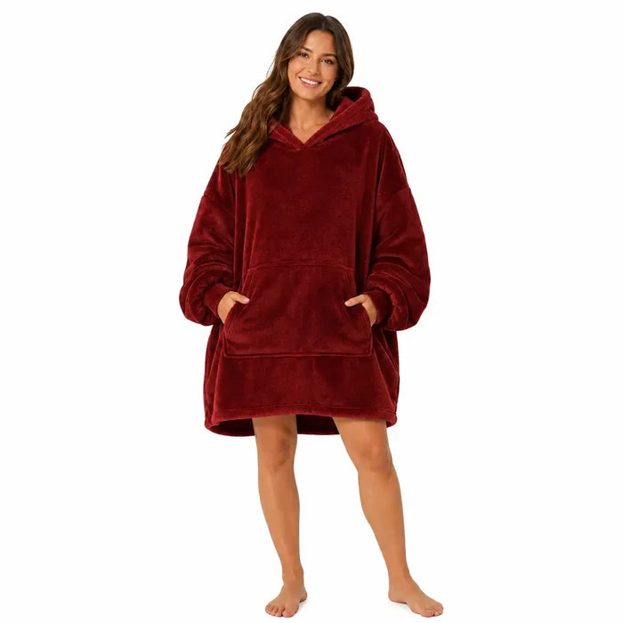 Burgundy Hoodie / One Size