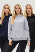 Welwyn Studio 3-Pack Fleece Hoodie - Black/Navy/Grey