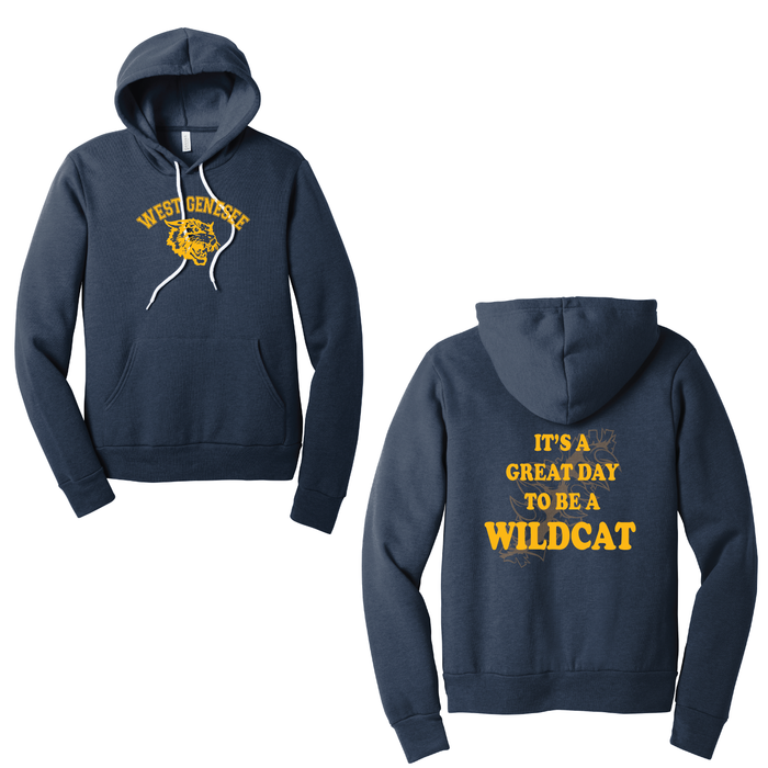 West Genesee Wildcats Arch Logo "Great Day Claw Tear" Hoodie