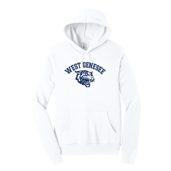 West Genesee Wildcats Arch Logo Mascot Hoodie