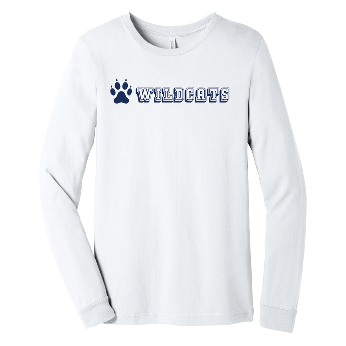 West Genesee Wildcats Collegiate Paw Long Sleeve T-Shirt