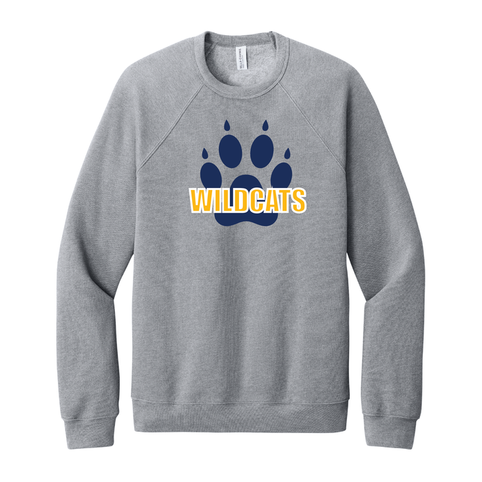 West Genesee Wildcats Large Paw Crewneck Sweatshirt