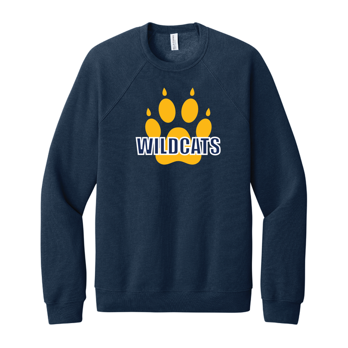 West Genesee Wildcats Large Paw Crewneck Sweatshirt