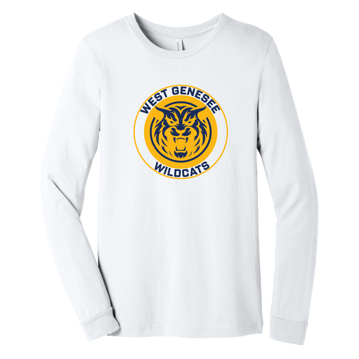 West Genesee Wildcats Mascot Long Sleeve T-Shirt
