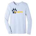 West Genesee Wildcats Offset Paw Long Sleeve T-Shirt
