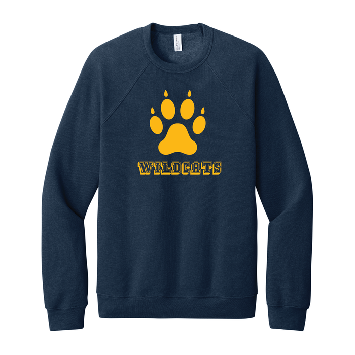 West Genesee Wildcats Paw Print Crewneck Sweatshirt