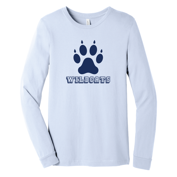 West Genesee Wildcats Paw Print Long Sleeve T-Shirt
