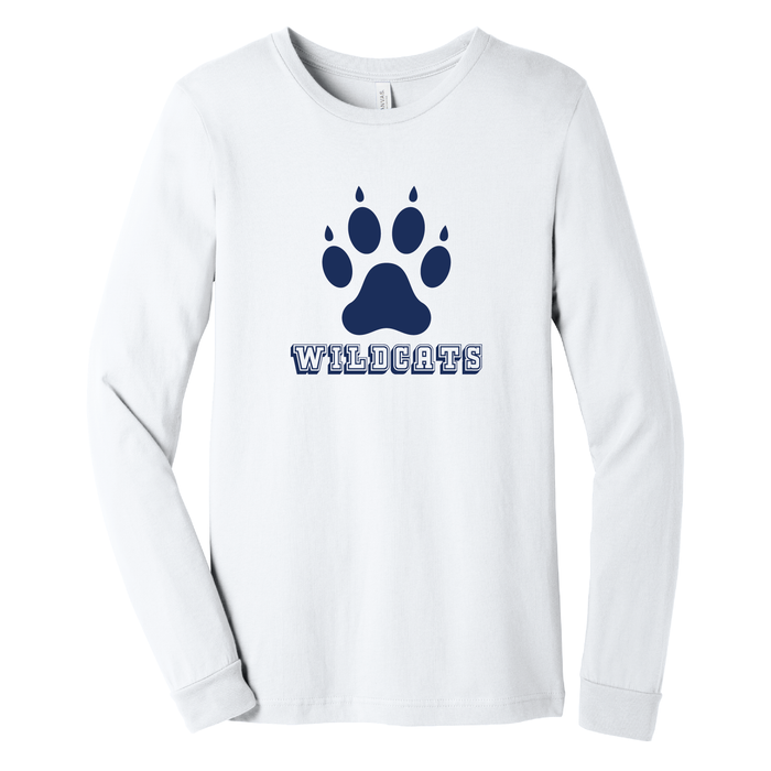 West Genesee Wildcats Paw Print Long Sleeve T-Shirt