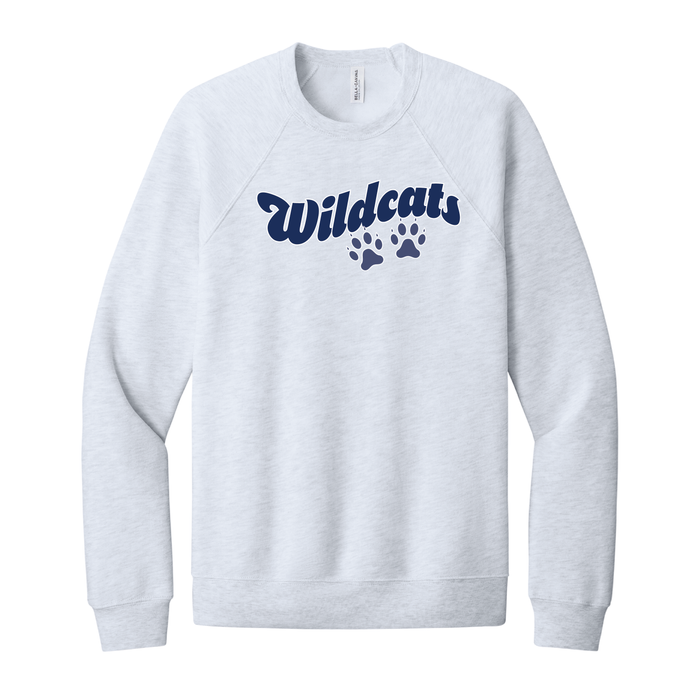 West Genesee Wildcats Paw Prints Script Crewneck Sweatshirt