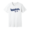 West Genesee Wildcats Paw Prints Script T-Shirt