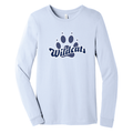 West Genesee Wildcats Script Paw Long Sleeve T-Shirt