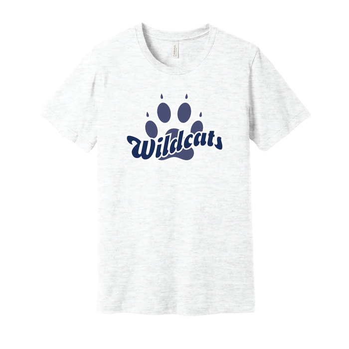 West Genesee Wildcats Script Paw T-Shirt