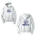 West Genesee Wildcats Shadow Mascot Claw Tear "Great Day" Hoodie