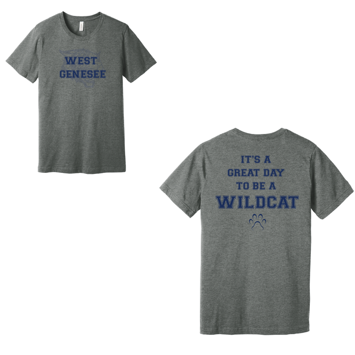 West Genesee Wildcats Shadow Mascot "Great Day Paw" T-Shirt