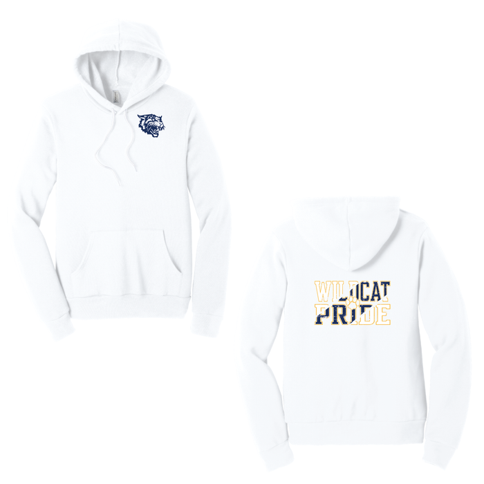 West Genesee Wildcats “Wildcat Pride” Hoodie Sweatshirt Paw Print Lettering