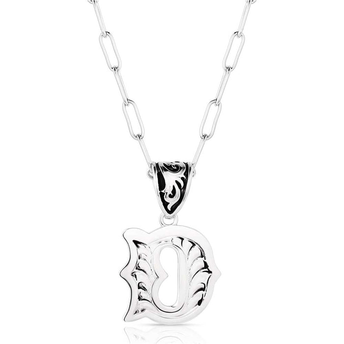 Western Initial D Necklace