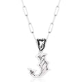 Western Initial J Necklace