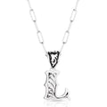 Western Initial L Necklace