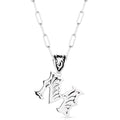 Western Initial M Necklace