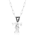 Western Initial T Necklace