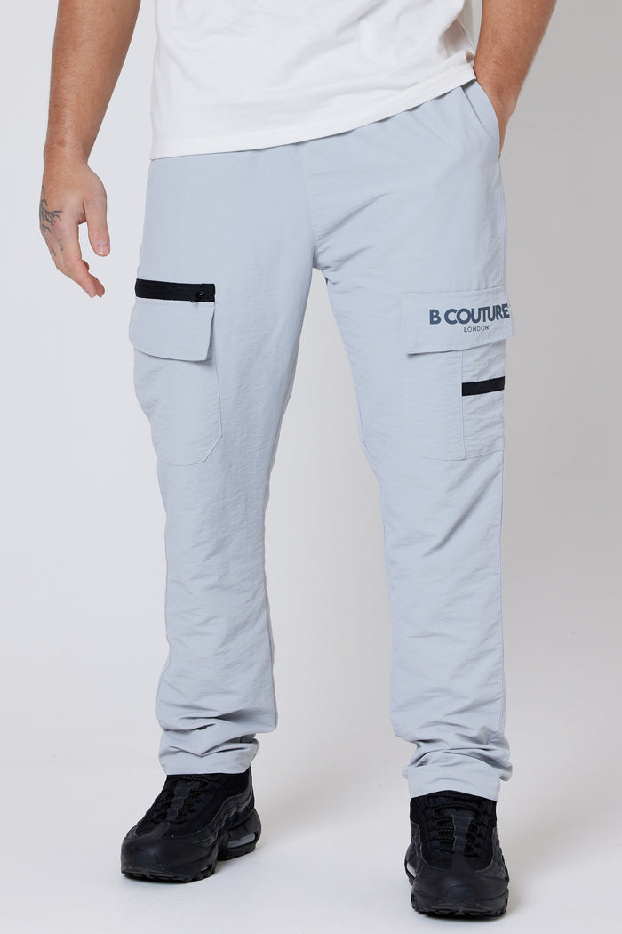 Westmore Land Tech Cargo Joggers - Light Grey