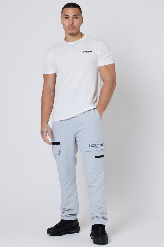 Westmore Land Tech Cargo Joggers - Light Grey
