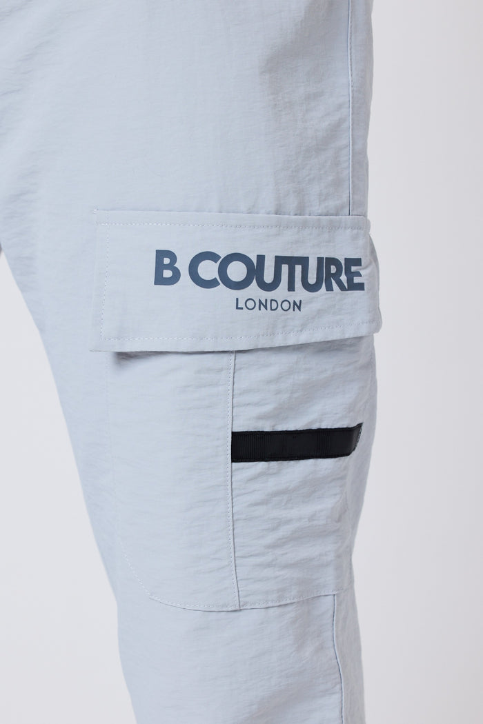 Westmore Land Tech Cargo Joggers - Light Grey
