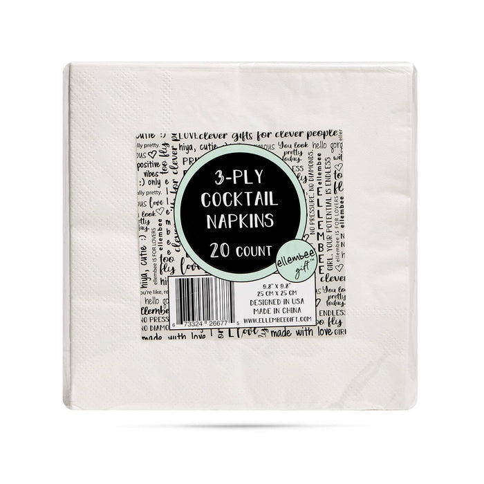 When I saw you drinking wine funny printed Cocktail Napkins