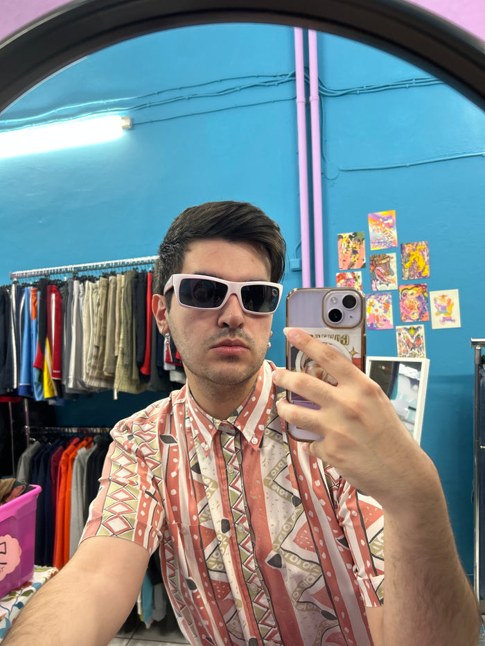 White and pink sunglasses