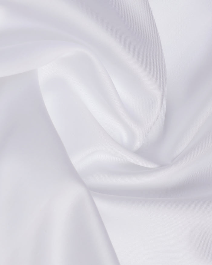 White Solid Shirt - Dawn