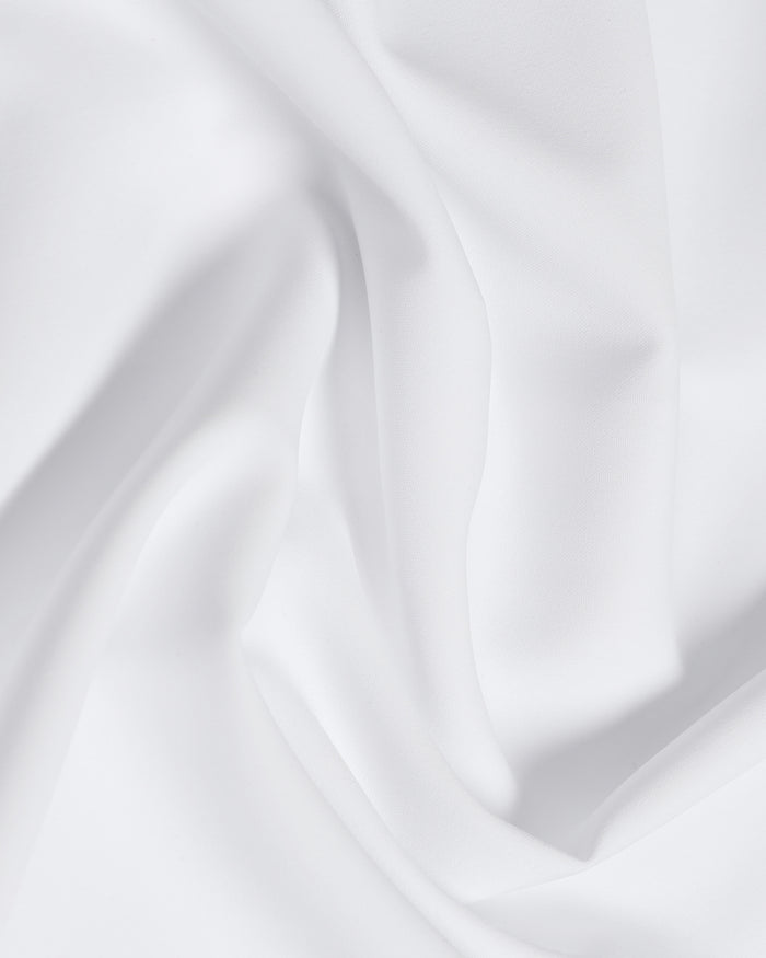 White Techpro Solid Shirt - Shephard