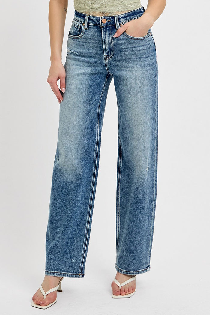 Wide Leg Baggy Jeans - Adored A Lovely Boutique