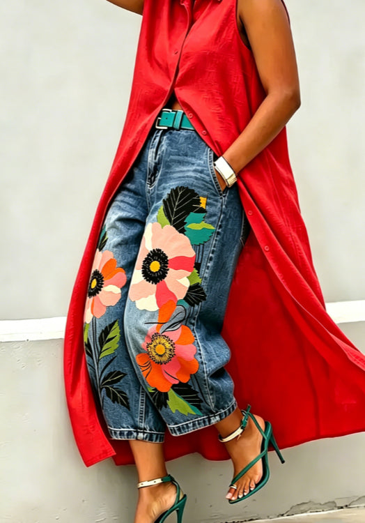 Red Denim / S