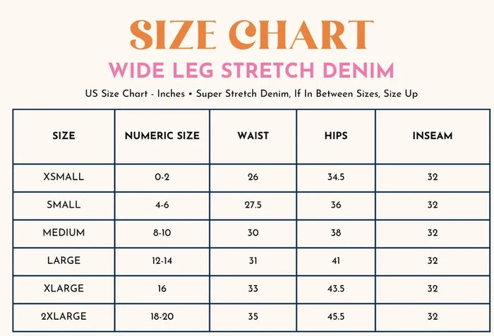 Wide Leg Game Day Jeans