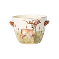 Wildlife Deer Handled Serving Bowl