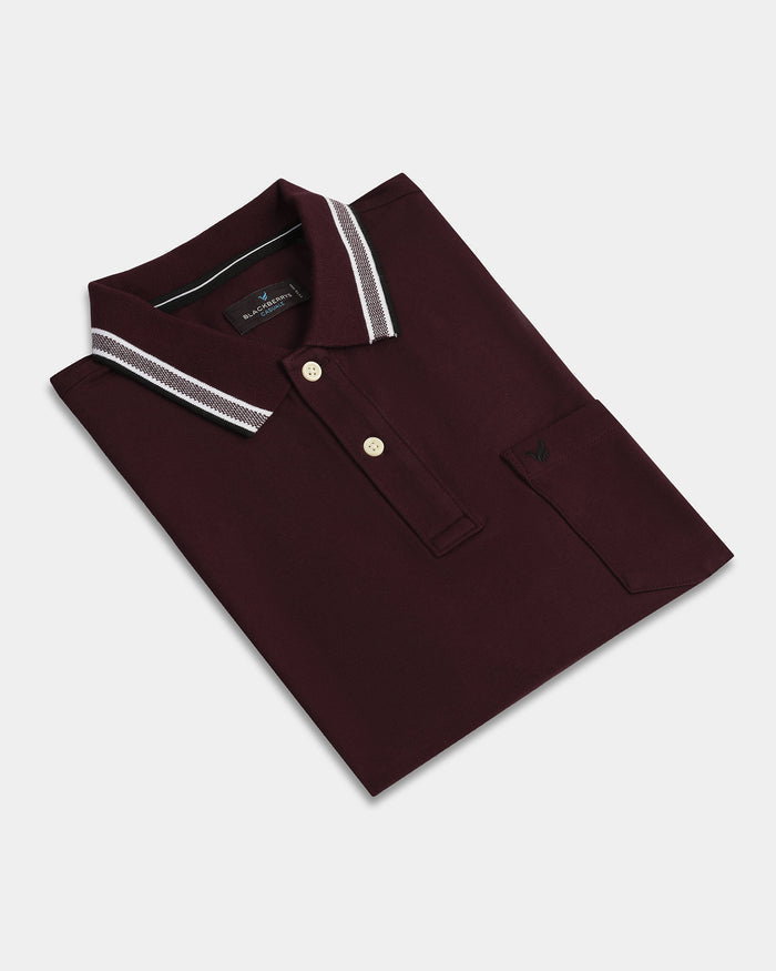 Wine Solid T-Shirt - Taurus