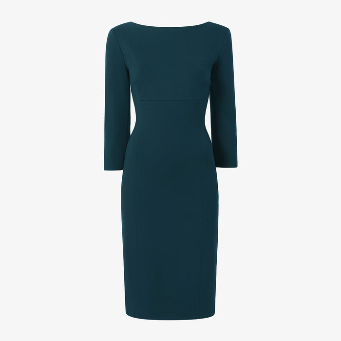 Packshot image of the Winston Dress in Deep Sea