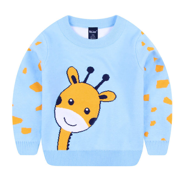 Winter Cartoon Sweater For Children | Cute Cartoon Sweater For Kids
