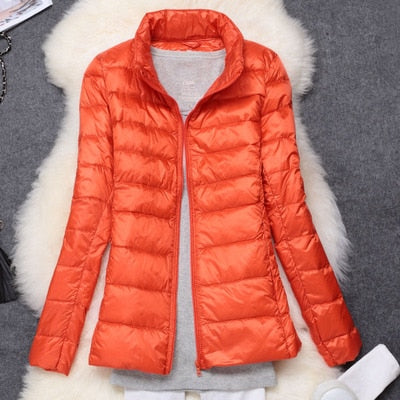Women Winter Jacket 2020 New Ultra Light Duck Down Parkas - foxberryparkproducts