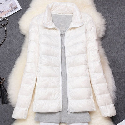 Women Winter Jacket 2020 New Ultra Light Duck Down Parkas - foxberryparkproducts