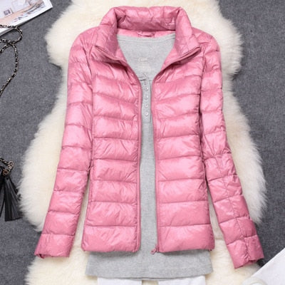 Women Winter Jacket 2020 New Ultra Light Duck Down Parkas - foxberryparkproducts