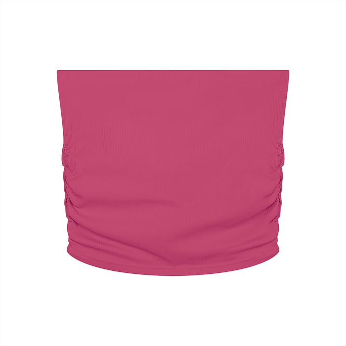 Women’s Ruched Cropped Yoga Tube Top