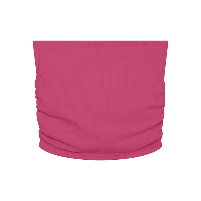 Women’s Ruched Cropped Yoga Tube Top