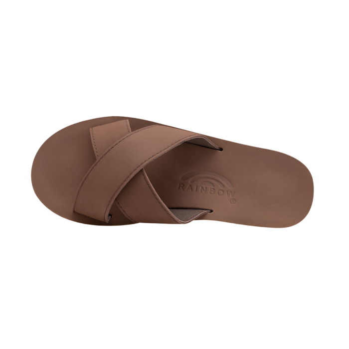 Women's Single Layer Arch Cross Strap Slide