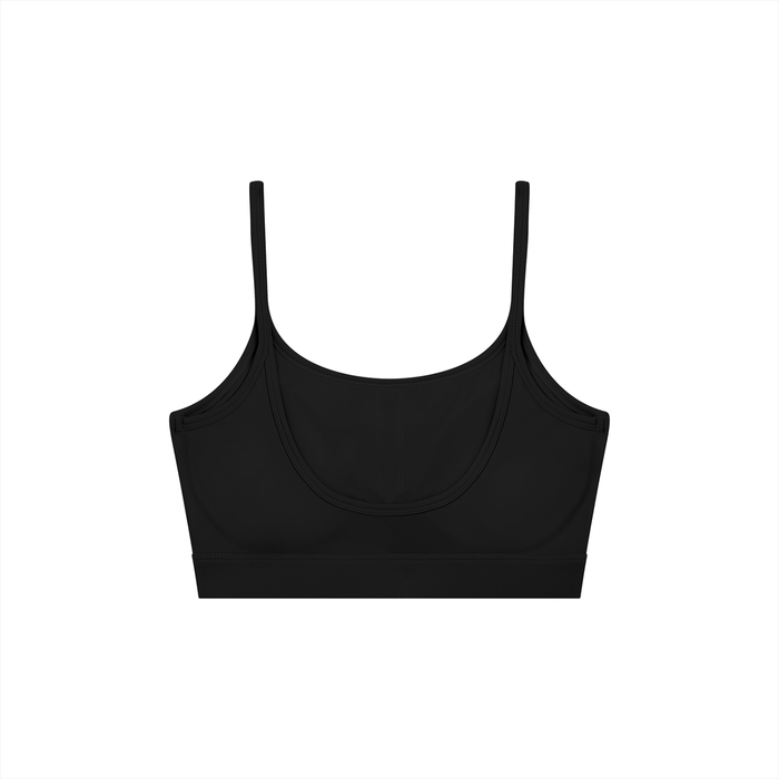 Women's Solid U-Neck Sports Bra