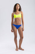 women's two piece yellow/cobalt - deboer swim