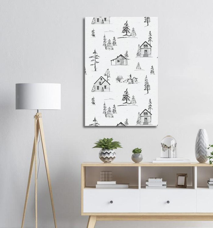 Wall Art Canvas Cottage Country, Canvas Print, Art Prints, Wall Decor, Made in USA | Pippa + June
