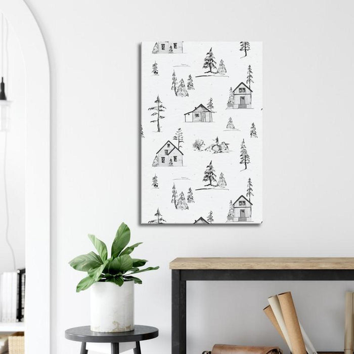 Wall Art Canvas Cottage Country, Canvas Print, Art Prints, Wall Decor, Made in USA | Pippa + June